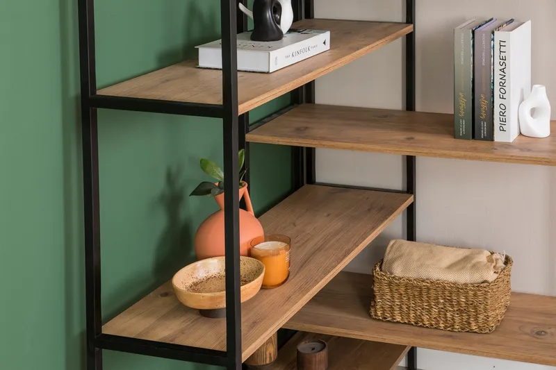 Edra Bokhylla 94 cm - Brun/Svart - Förvaring - Hyllor - Bokhylla