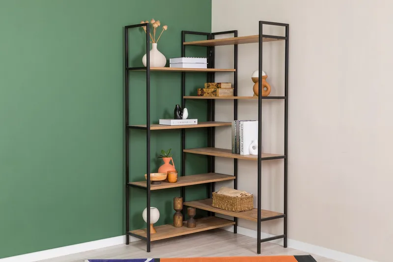 Edra Bokhylla 94 cm - Brun/Svart - Förvaring - Hyllor - Bokhylla