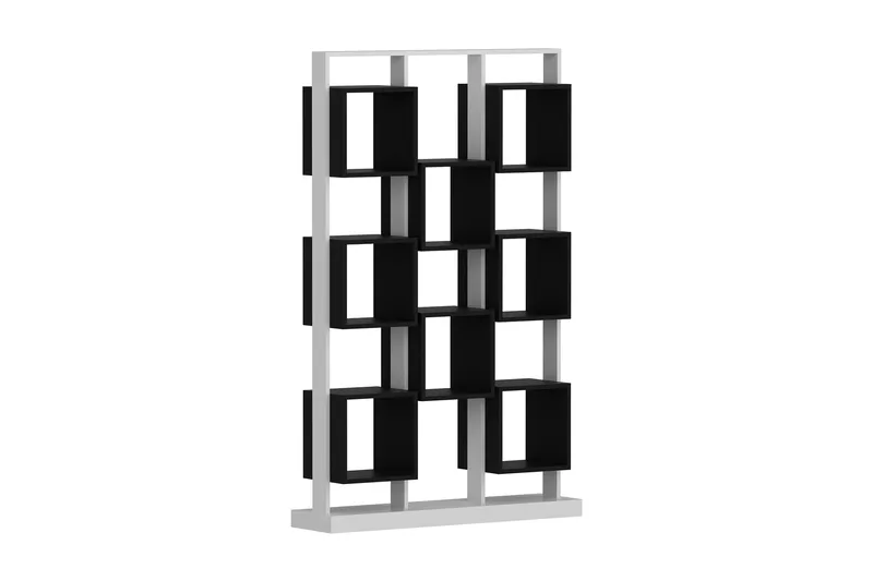 Edwars Bokhylla, Vit/Svart