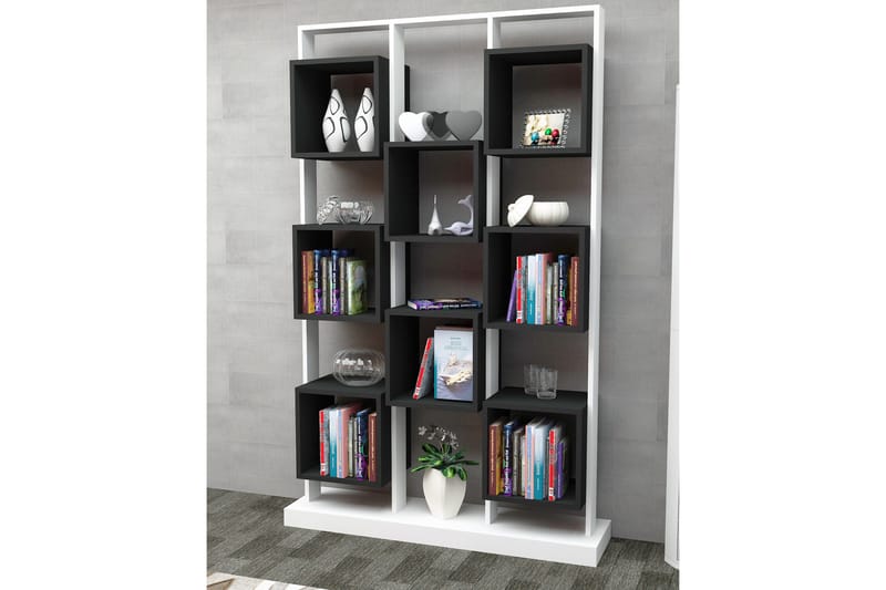 Edwars Bokhylla - Vit/Svart - Förvaring - Hyllor - Bokhylla