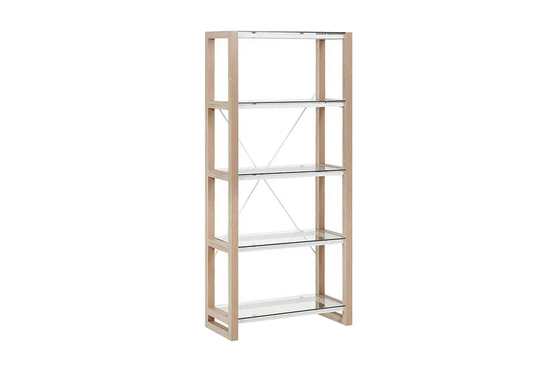 Ejenks Hylla 68x30 cm, Vit/Ljust Trä