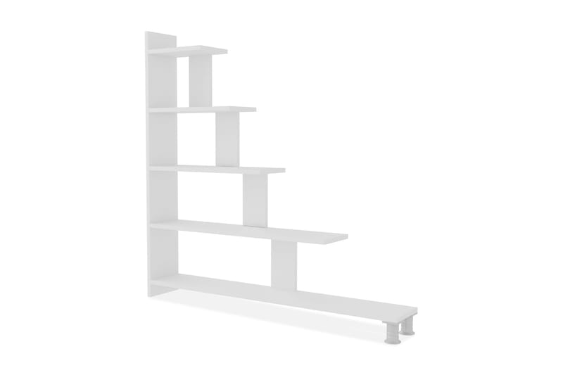 Elegancia Bokhylla 120 cm i Målat Trä, Vit