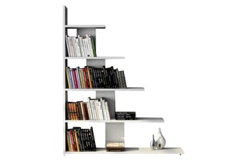 Elegancia Bokhylla 120 cm i Målat Trä - Vit - Förvaring - Hyllor - Bokhylla
