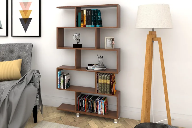 Elegancia Bokhylla - Valnöt - Förvaring - Hyllor - Bokhylla