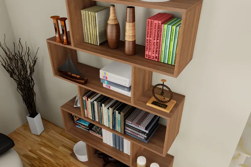 Elegancia Bokhylla - Valnöt - Förvaring - Hyllor - Bokhylla