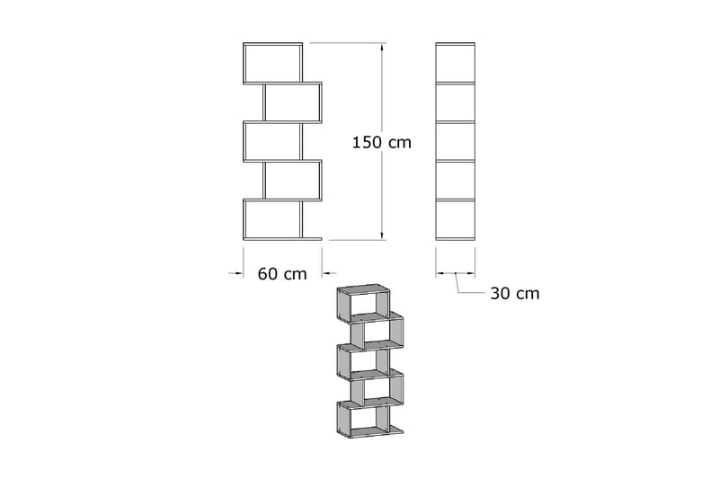 Elegancia Bokhylla - Vit - Förvaring - Hyllor - Bokhylla