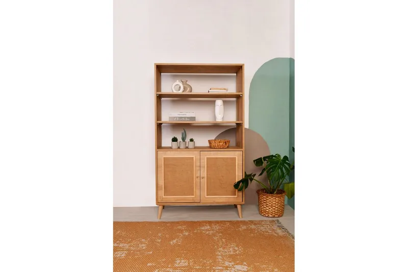 Bokhylla Elili Ek - Brun - Förvaring - Hyllor - Bokhylla