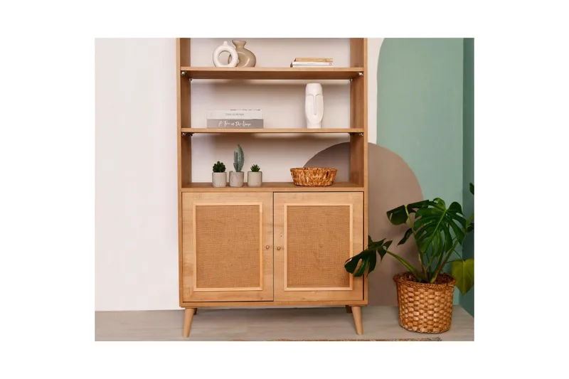 Bokhylla Elili Ek - Brun - Förvaring - Hyllor - Bokhylla