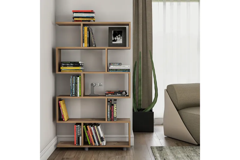 Elrasmo Bokhylla 156x20 cm 5 Hyllor - Natur - Förvaring - Hyllor - Bokhylla