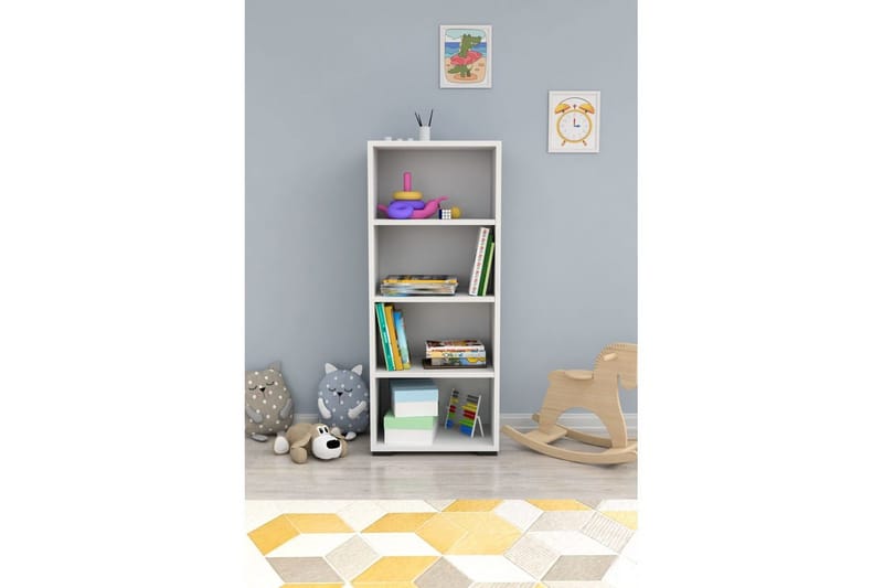 Bokhylla Emera Vit - Vit - Förvaring - Hyllor - Bokhylla