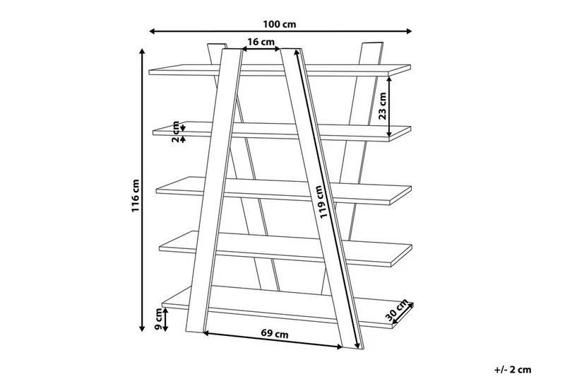 Escalante Hylla 100 cm - Trä/Natur - Förvaring - Hyllor - Bokhylla