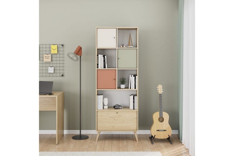 Bokhylla Felyra Flerfärgad - Multifärgad - Förvaring - Hyllor - Bokhylla