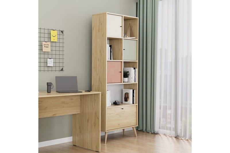 Bokhylla Felyra Flerfärgad - Multifärgad - Förvaring - Hyllor - Bokhylla