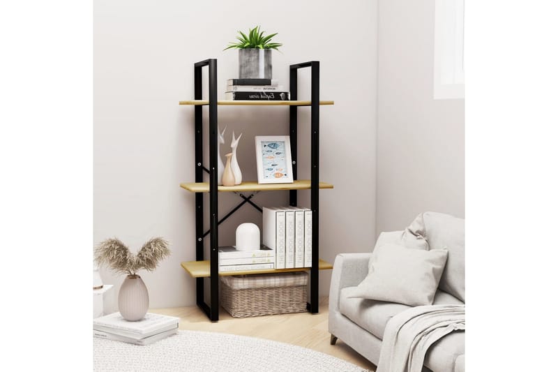 Förvaringshylla 60x30x105 cm massiv furu - Brun - Förvaring - Hyllor - Bokhylla