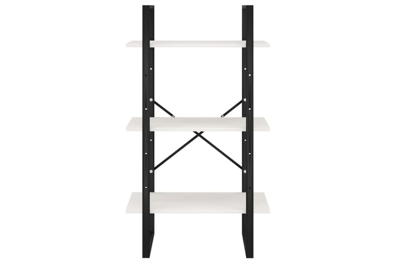 Förvaringshylla vit 60x30x105 cm massiv furu - Vit - Förvaring - Hyllor - Bokhylla