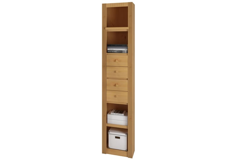 FOXTON Bokhylla med Glasdörrar 29x255 cm Natur - Förvaring - Hyllor - Bokhylla