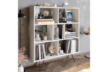 Frascone Bokhylla 120x30 cm 4 Hyllor - Vit - Förvaring - Hyllor - Bokhylla