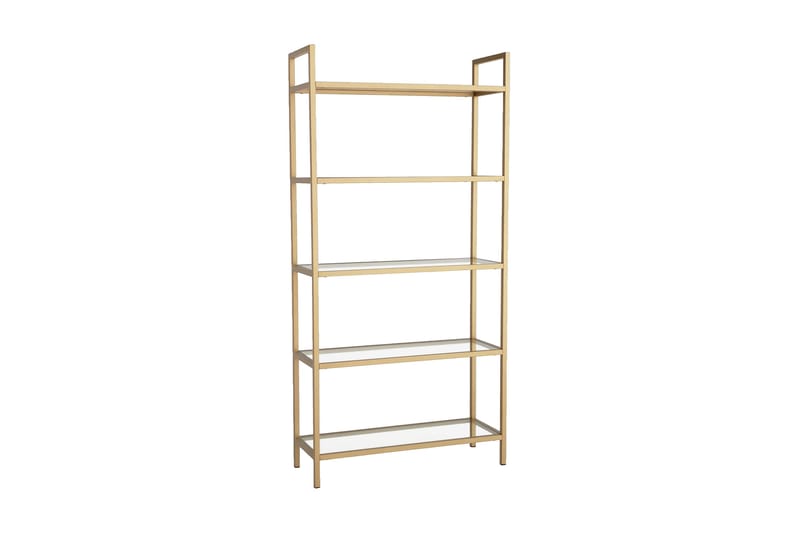 GREYSOR Bokhylla 165x80 cm Guld - Förvaring - Hyllor - Bokhylla