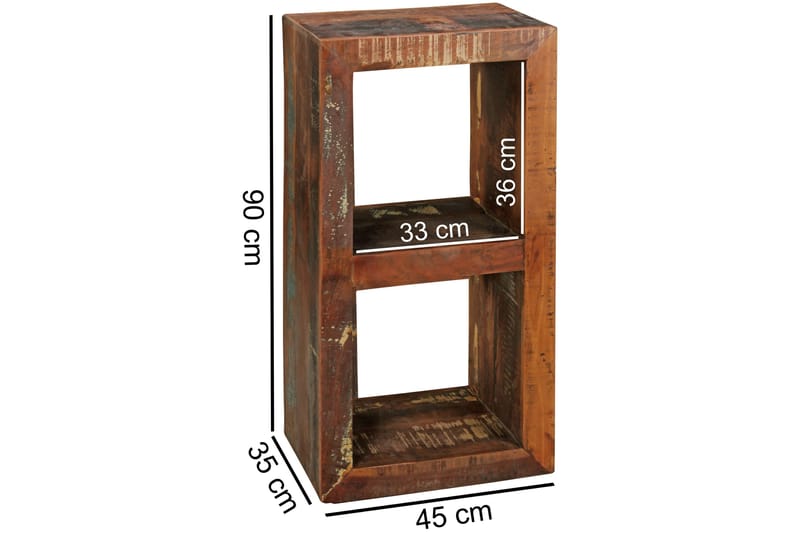 GUTERRES Bokhylla 45x35 cm Flerfärgad - Förvaring - Hyllor - Bokhylla