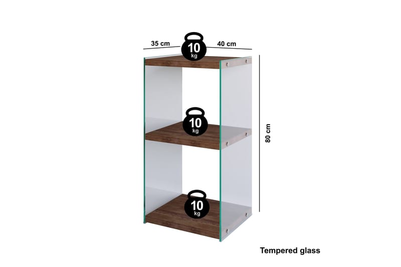Hagnarp Bokhylla - Brun - Förvaring - Hyllor - Bokhylla