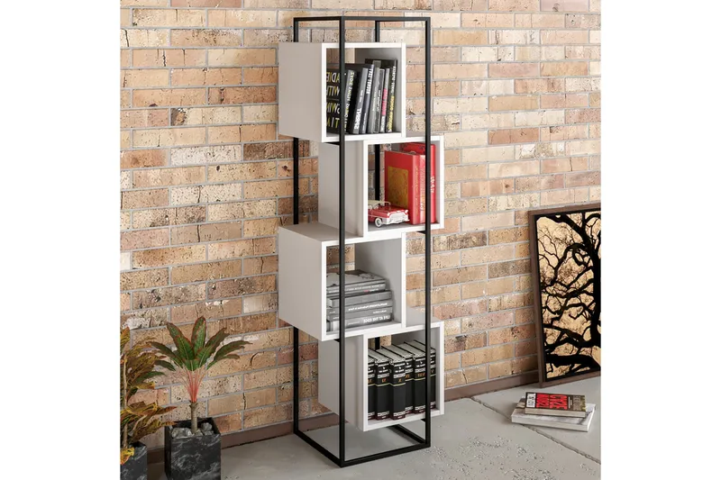 Hammann Bokhylla 52 cm - Svart|Vit - Förvaring - Hyllor - Bokhylla