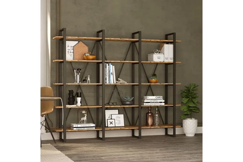 Hardyng Bokhylla 34x2120 cm - Natur - Förvaring - Hyllor - Bokhylla