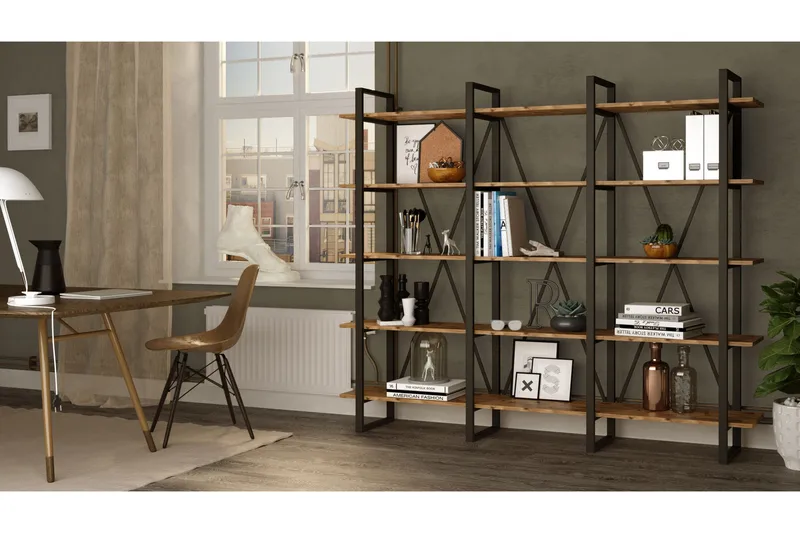 Hardyng Bokhylla 34x2120 cm - Natur - Förvaring - Hyllor - Bokhylla