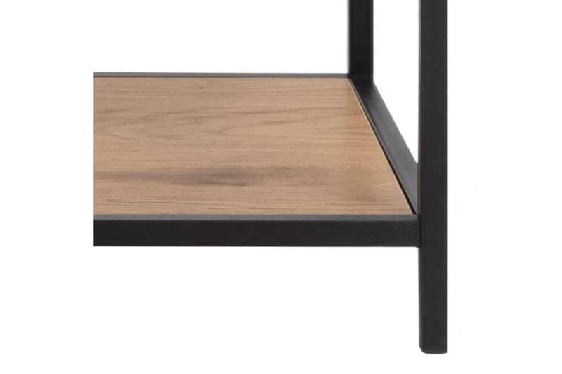 Hasslevik Bokhylla 135x35 cm 4 Hyllor - Natur/Matt Svart - Förvaring - Hyllor - Bokhylla