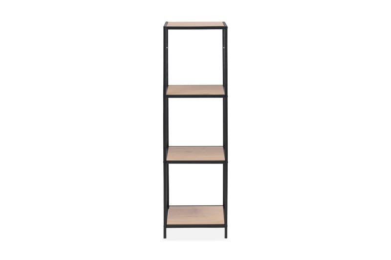 Hasslevik Bokhylla 35 cm i Ek - Svart|Beige - Förvaring - Hyllor - Bokhylla