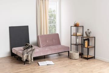 Hasslevik Bokhylla 35 cm i Ek - Svart|Beige - Förvaring - Hyllor - Bokhylla