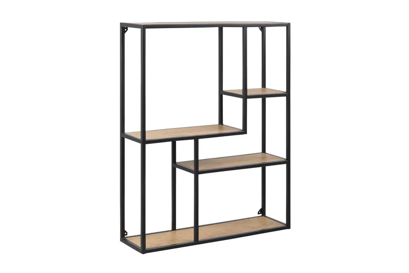 Hasslevik Bokhylla 75 cm - Vildek/Svart - Förvaring - Hyllor - Bokhylla