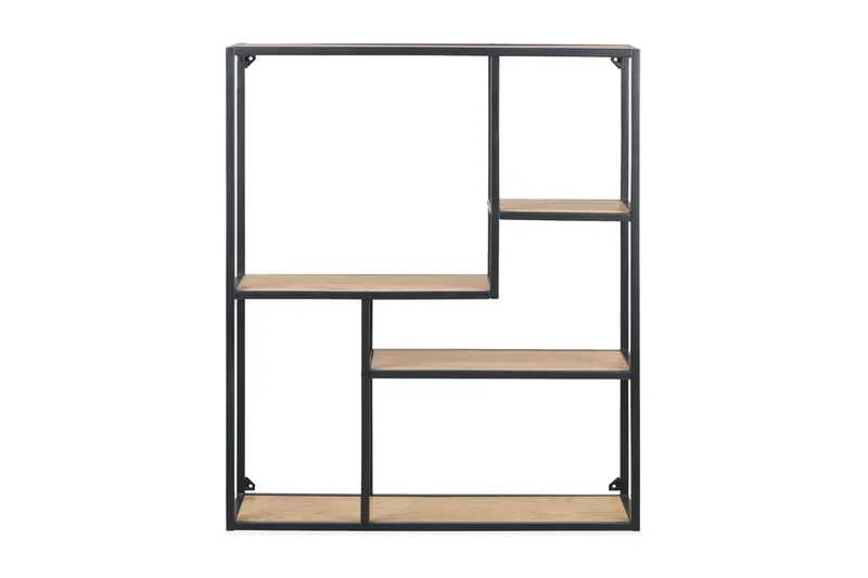 Hasslevik Bokhylla 75 cm - Vildek/Svart - Förvaring - Hyllor - Bokhylla