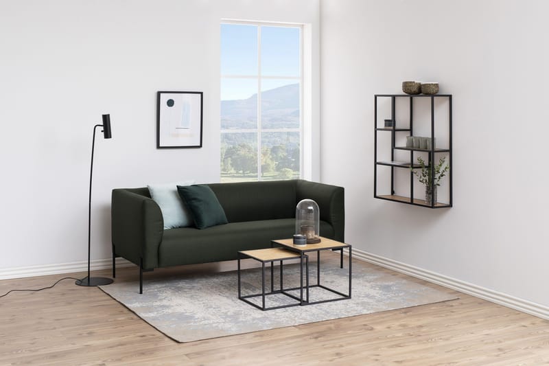 Hasslevik Bokhylla 75 cm - Vildek/Svart - Förvaring - Hyllor - Bokhylla