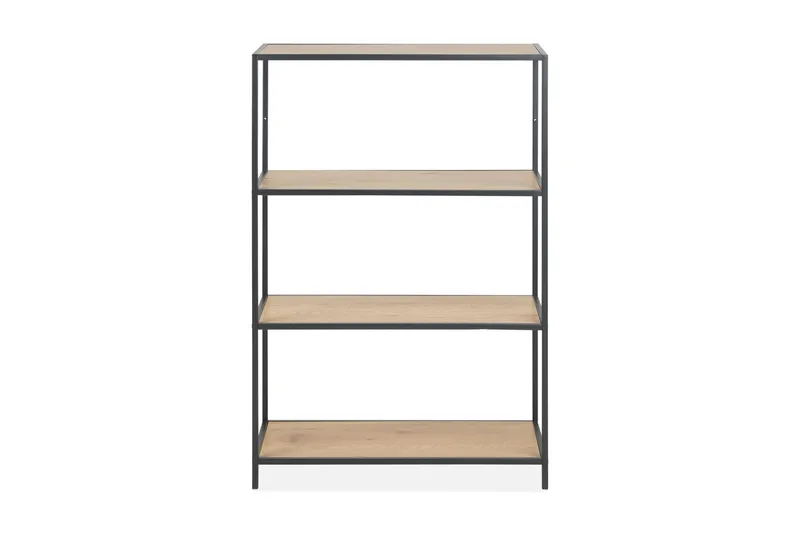 Hasslevik Bokhylla 77x114 cm - Vildek/Svart - Förvaring - Hyllor - Bokhylla