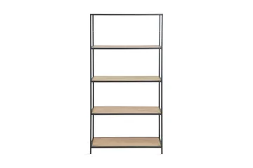 Hasslevik Bokhylla 77x150 cm - Vildek/Svart - Förvaring - Hyllor - Bokhylla