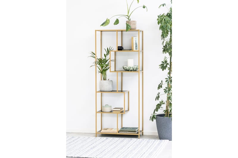 Hasslevik Bokhylla 77x35 cm 4 Hyllor - Svart - Förvaring - Hyllor - Bokhylla