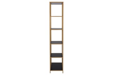 Hasslevik Bokhylla 77x35 cm 4 Hyllor - Svart - Förvaring - Hyllor - Bokhylla
