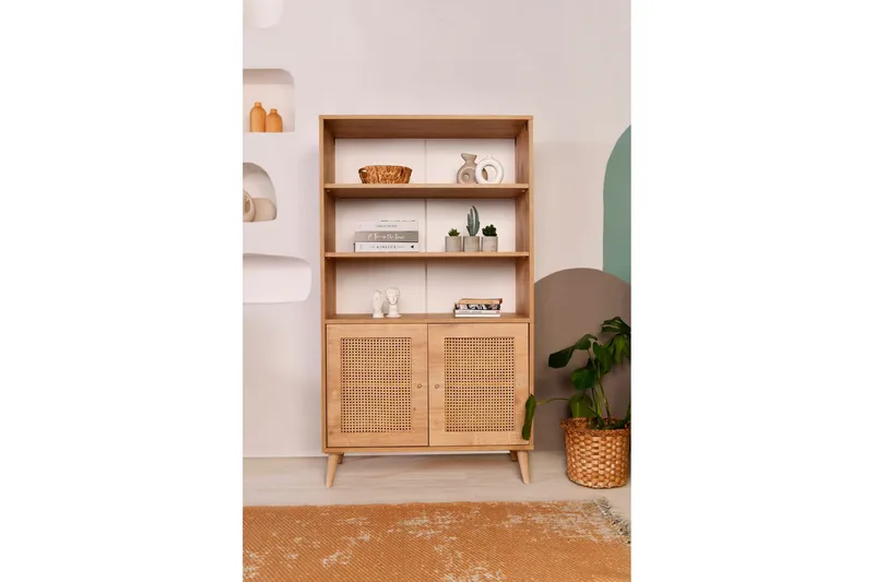 Hazeran Bokhylla 40 cm - Ek - Förvaring - Hyllor - Bokhylla
