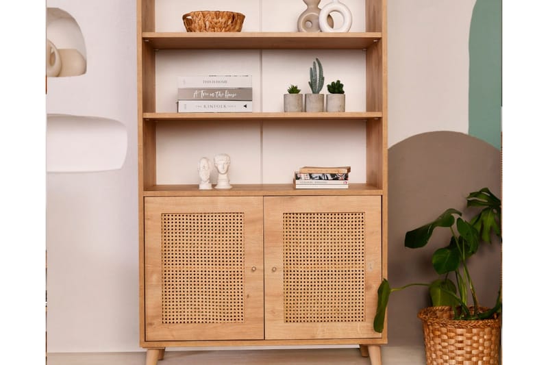 Hazeran Bokhylla 40 cm - Ek - Förvaring - Hyllor - Bokhylla