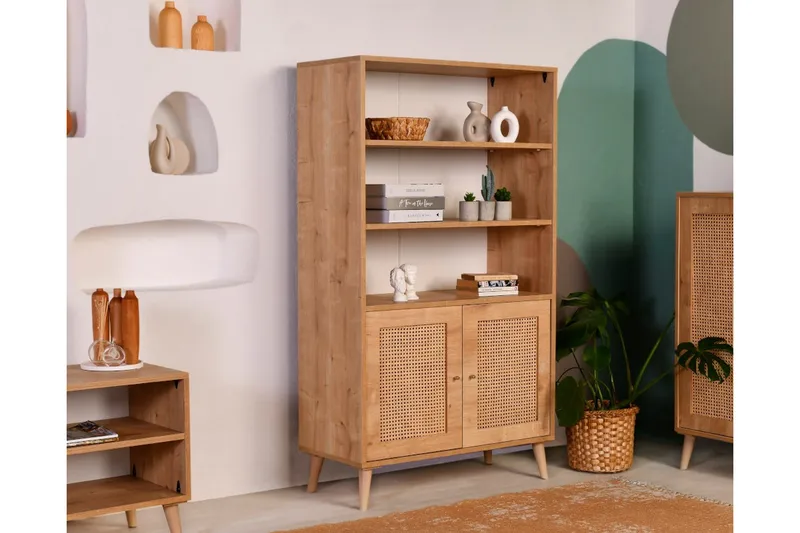 Hazeran Bokhylla 40 cm - Ek - Förvaring - Hyllor - Bokhylla