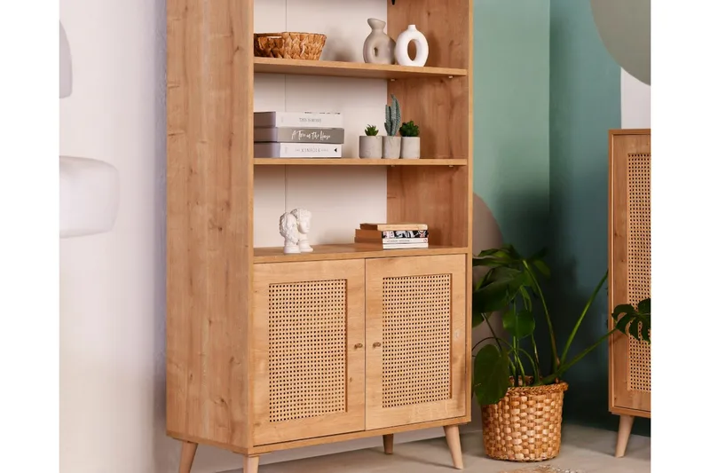 Hazeran Bokhylla 40 cm - Ek - Förvaring - Hyllor - Bokhylla