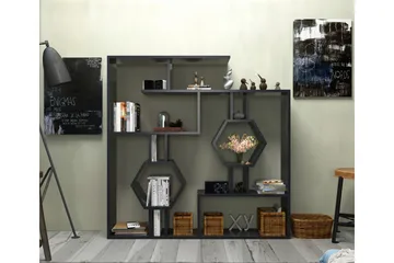 Hejde Bokhylla 134 cm - Svart - Förvaring - Hyllor - Bokhylla