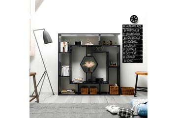 Hejde Bokhylla 134 cm - Svart - Förvaring - Hyllor - Bokhylla
