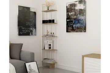 Hejde Bokhylla 45 cm - Brun/Vit - Förvaring - Hyllor - Bokhylla