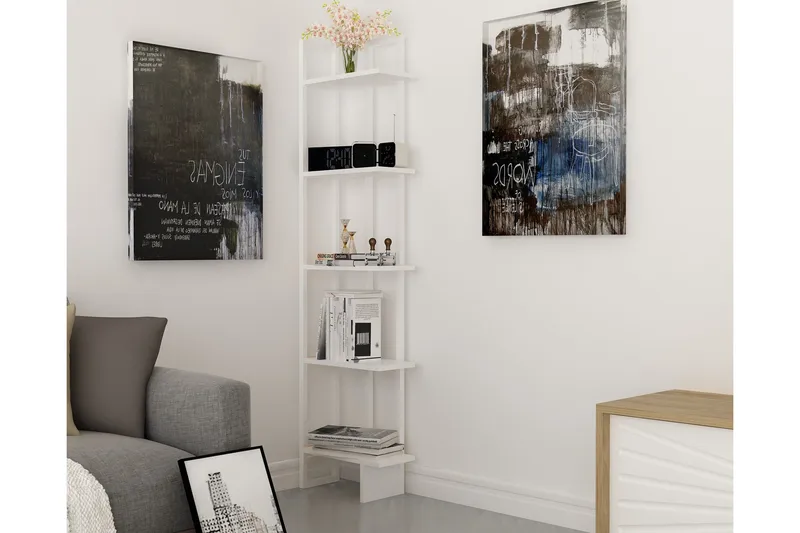 Hejde Bokhylla 45 cm - Vit - Förvaring - Hyllor - Bokhylla