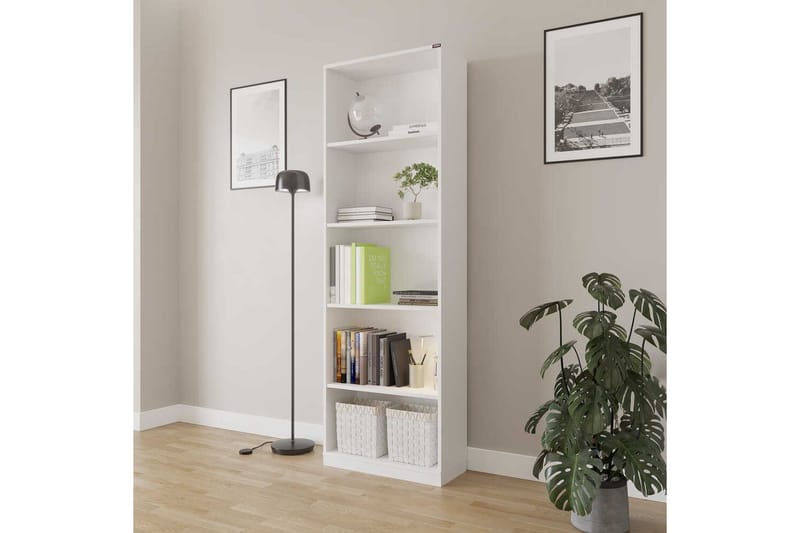 Bokhylla Hemani Vit - Vit - Förvaring - Hyllor - Bokhylla