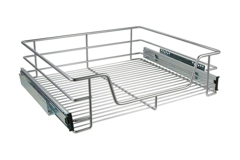 HI Utdragbar korglåda 60 cm - Silver - Förvaring - Hyllor - Bokhylla