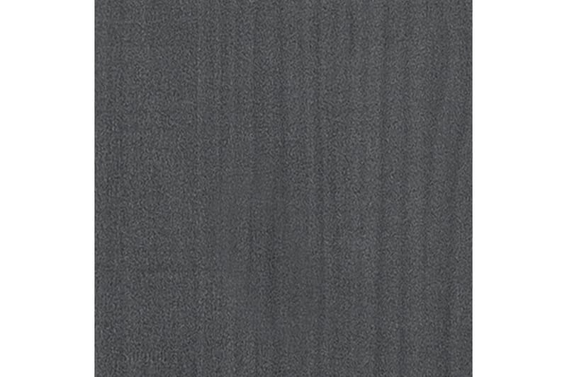 Hög bokhylla grå 40x30x210 cm massiv furu - Grå - Bokhylla