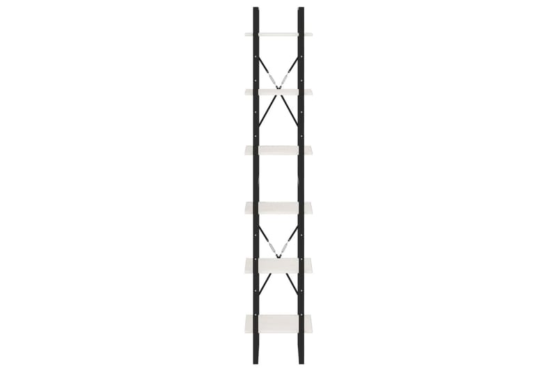 Hög bokhylla vit 40x30x210 cm massiv furu - Vit - Förvaring - Hyllor - Bokhylla