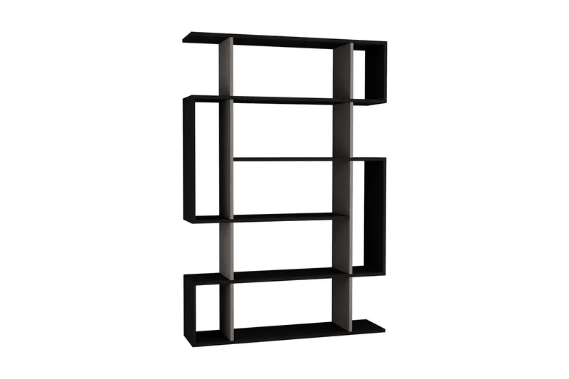 Homitis Bokhylla, Mörkgrå/Beige